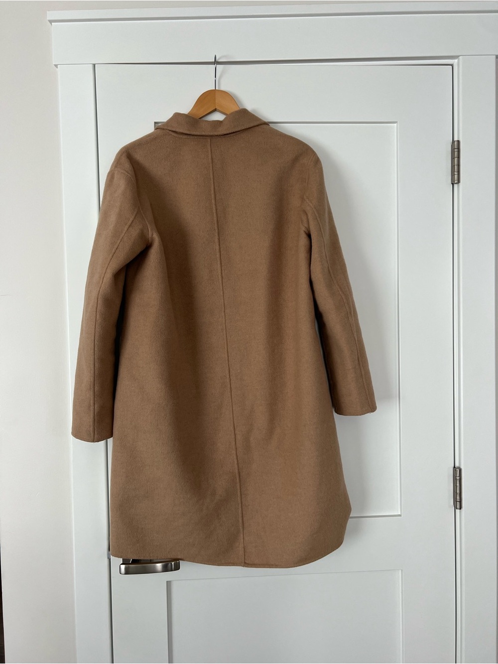 GAP Camel Long Wool-Blend Overcoat size Small - Picture 6 of 6